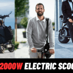 2000W electric scooter for street scootering and commuting and for traveling
