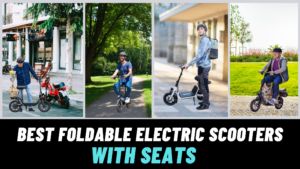 foldable electric street scooter for adults with seat